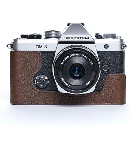 Amazon | オリンパス OM-3用 ハンドルレザーケース カメラバッグ